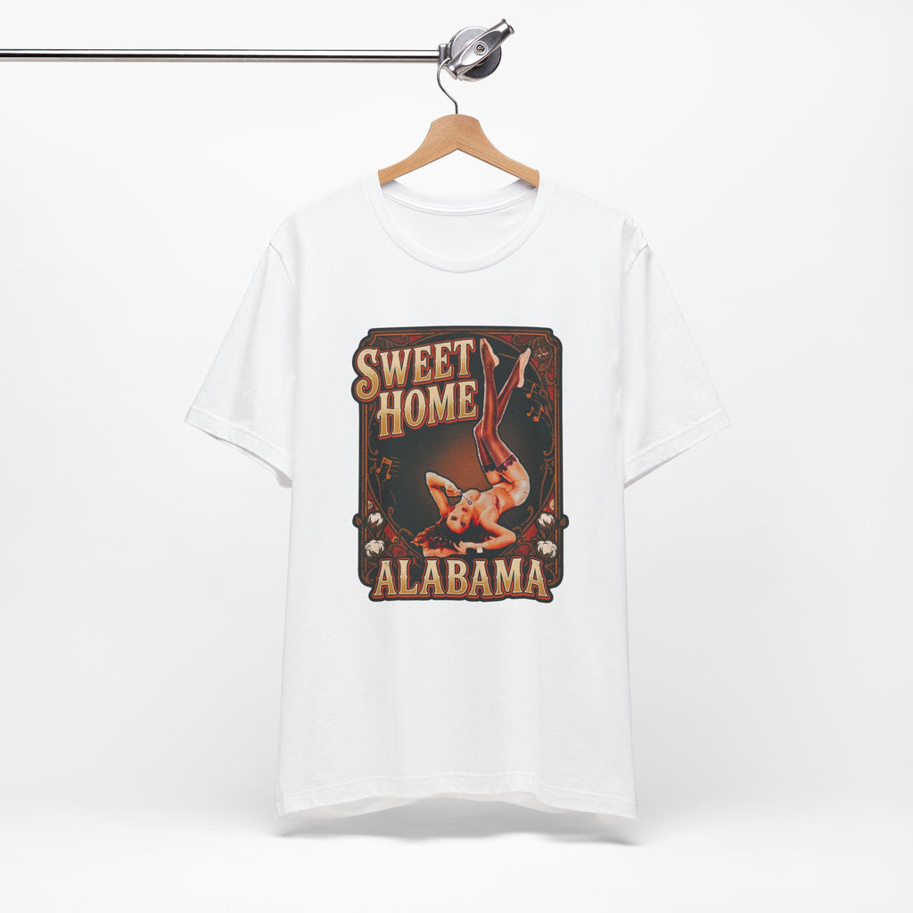 Sweet Home Alabama Pin-Up Tee — Vintage 1940s Southern Rock Graphic