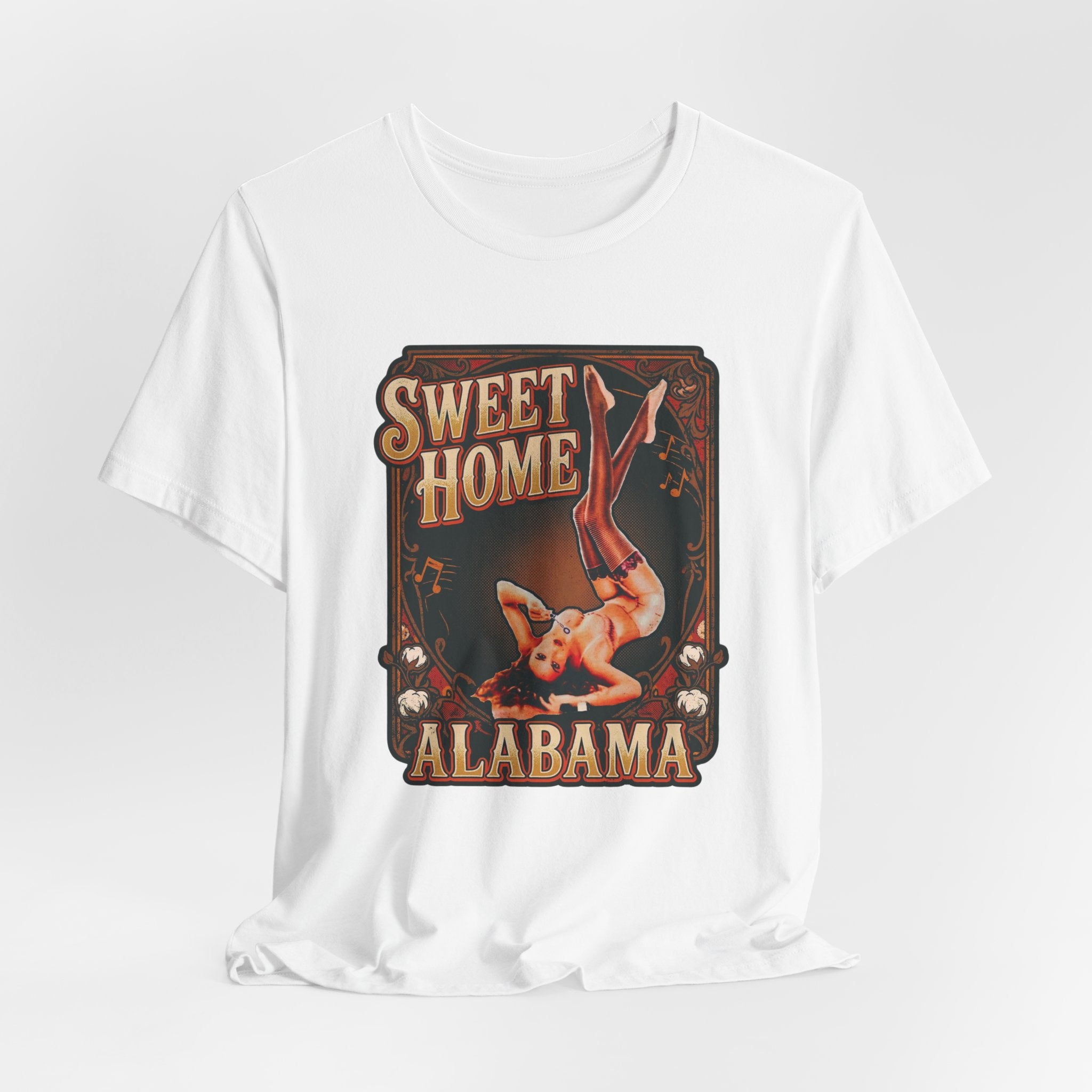 Sweet Home Alabama Pin-Up Tee — Vintage 1940s Southern Rock Graphic