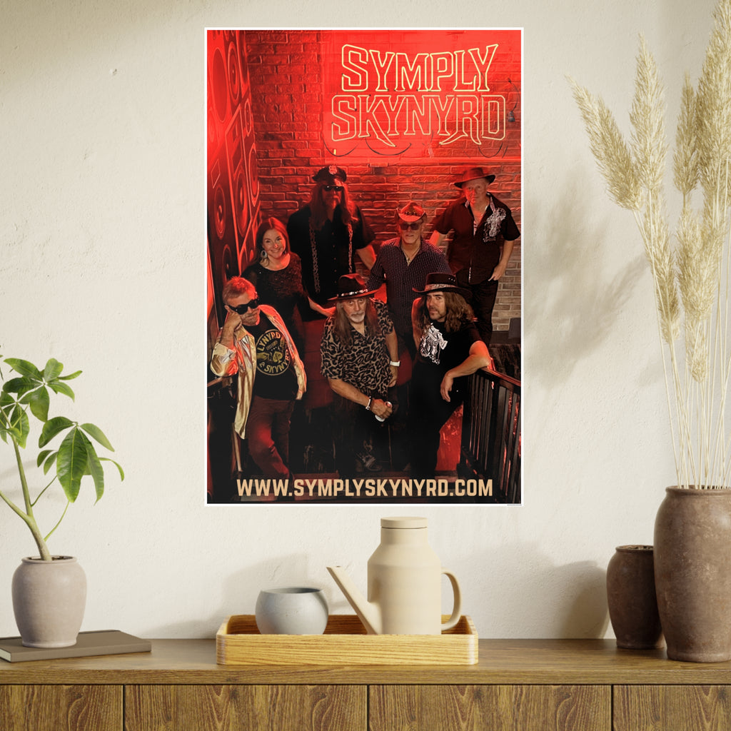 Symply Skynyrd Band at the El Mocambo Photo Art Poster — Band Memorabilia