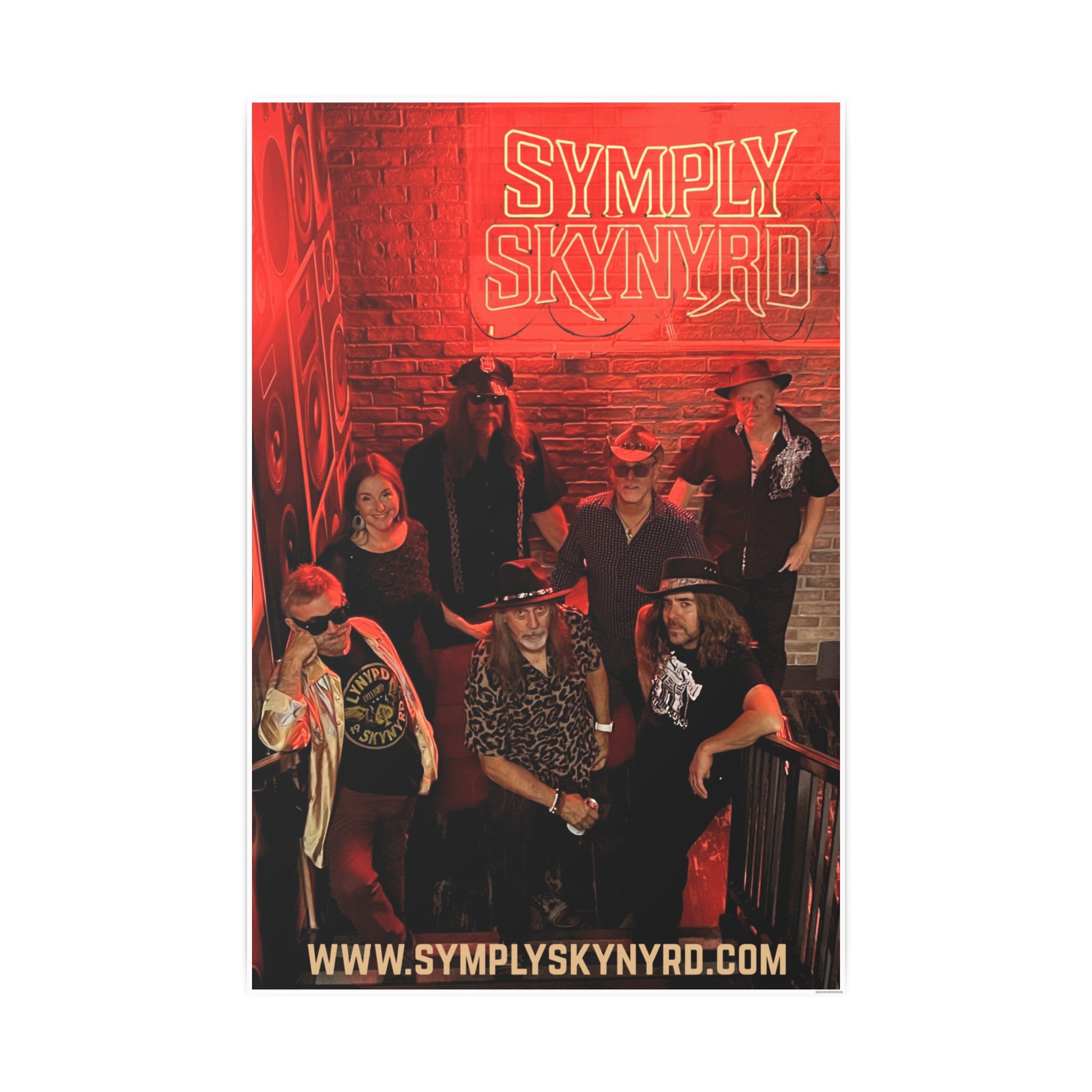 Symply Skynyrd Band at the El Mocambo Photo Art Poster — Band Memorabilia