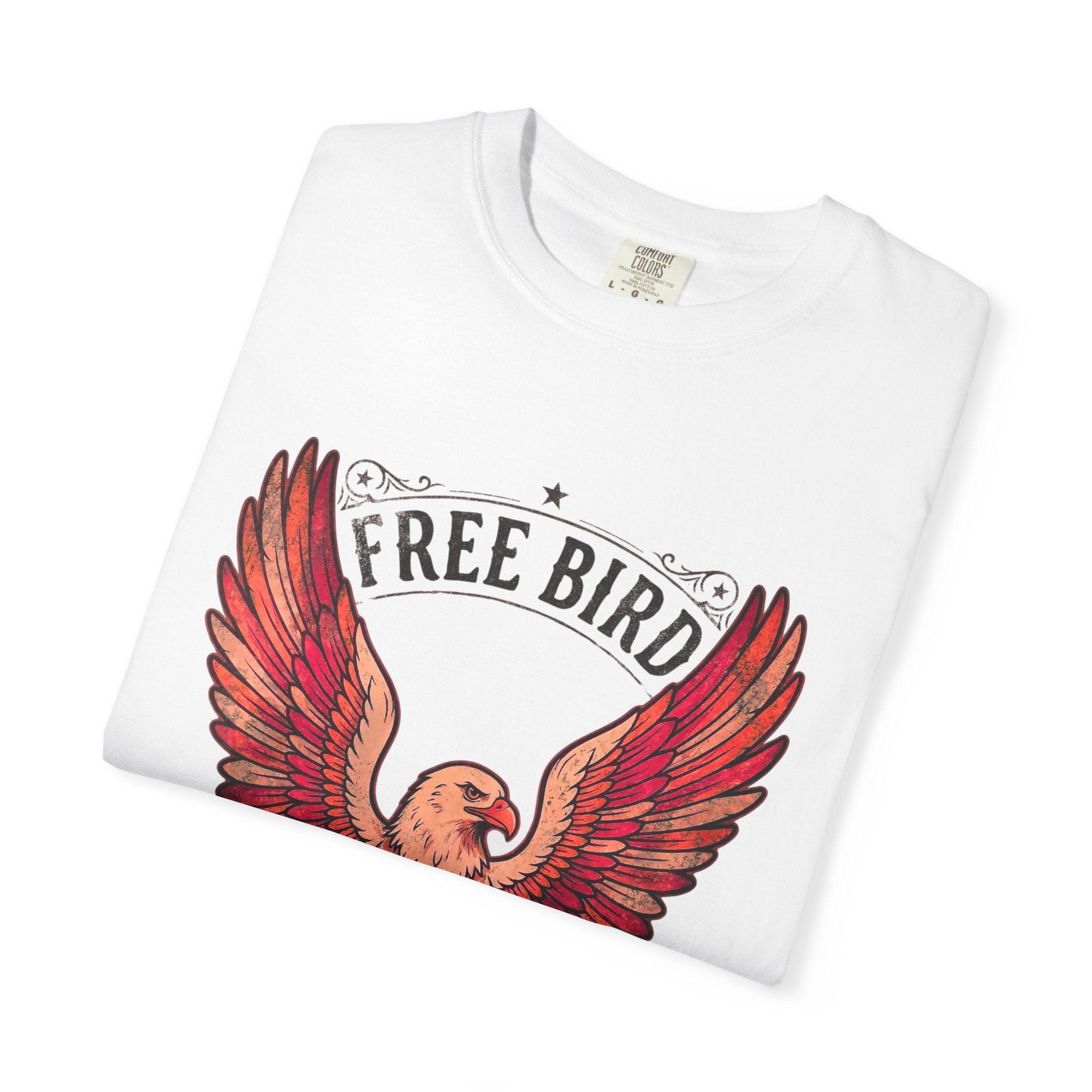 Free Bird Eagle T-Shirt — "Free Forever" Vintage Graphic Tee