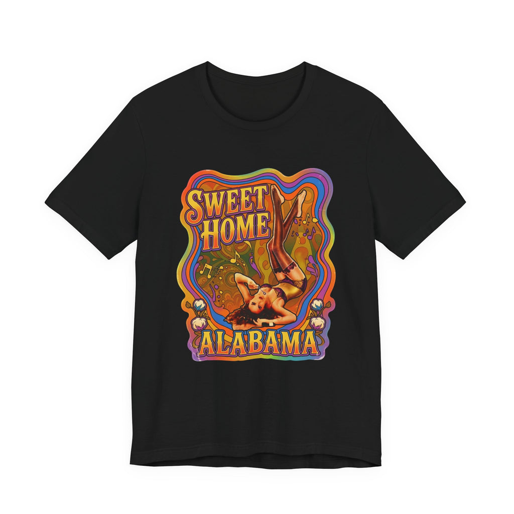 Sweet Home Alabama Pin-Up Tee — Vintage 1960s Southern Rock Graphic