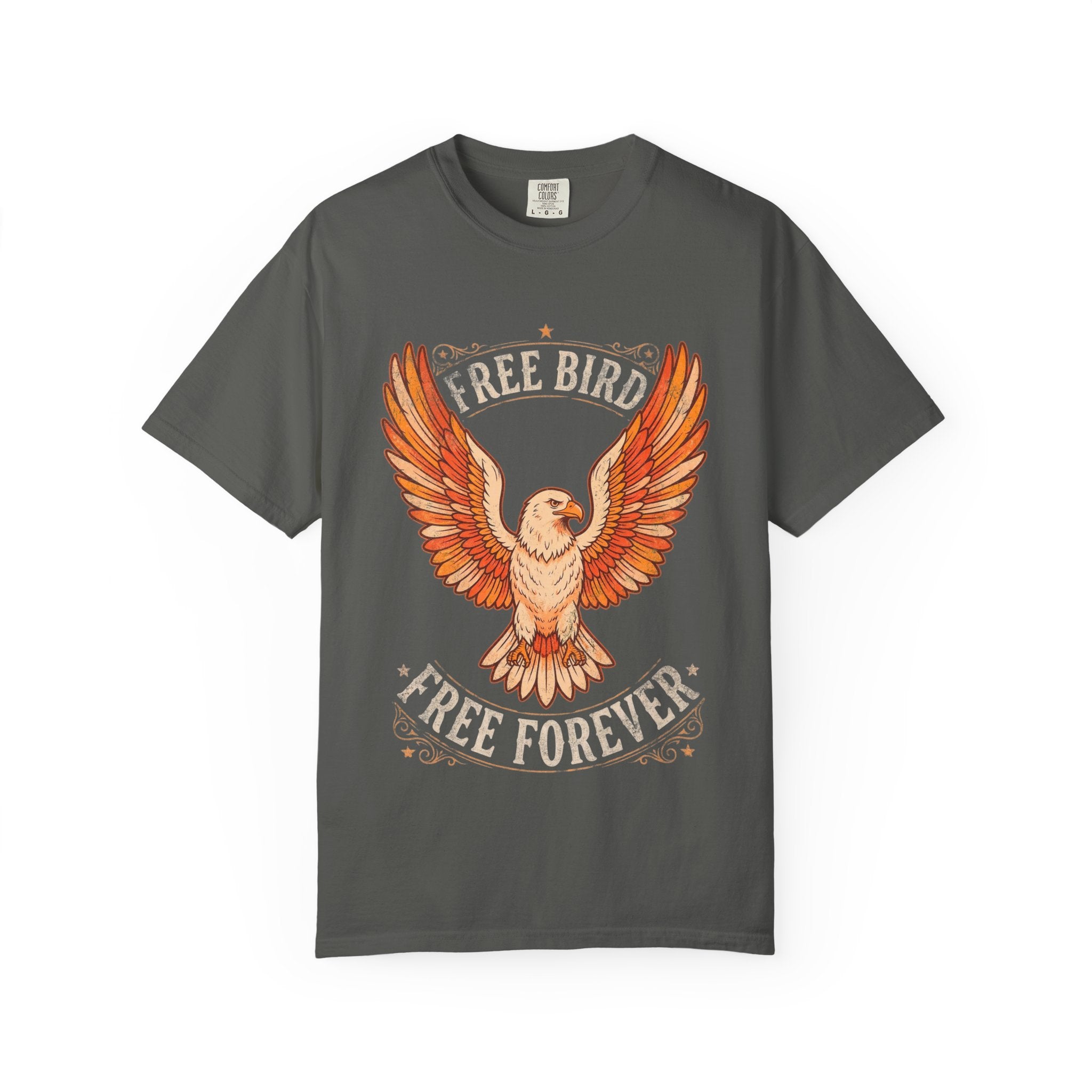 Free Bird Eagle T-Shirt — "Free Forever" Vintage Graphic Tee