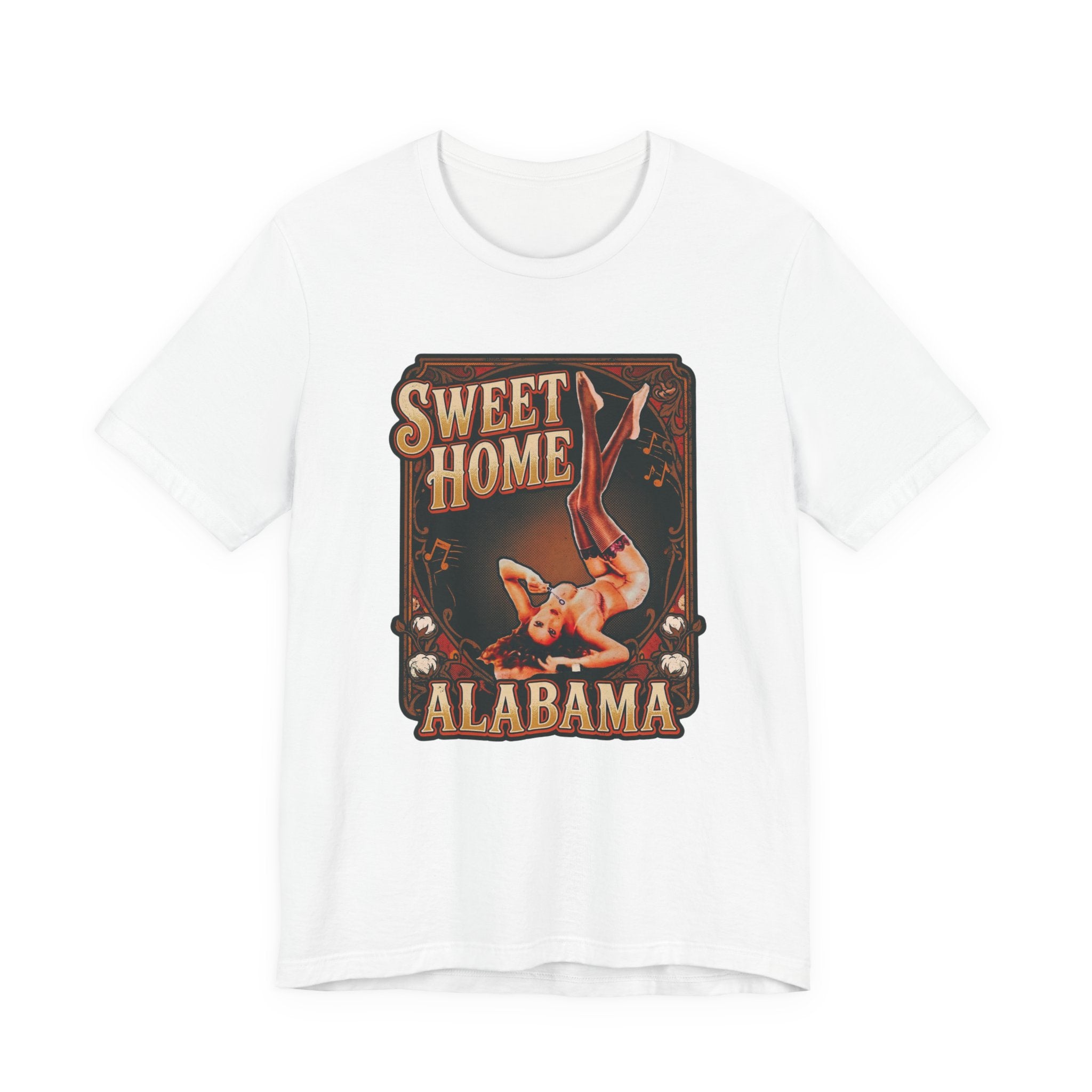 Sweet Home Alabama Pin-Up Tee — Vintage 1940s Southern Rock Graphic