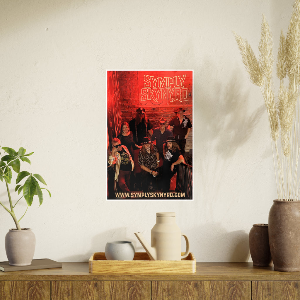 Symply Skynyrd Band at the El Mocambo Photo Art Poster — Band Memorabilia