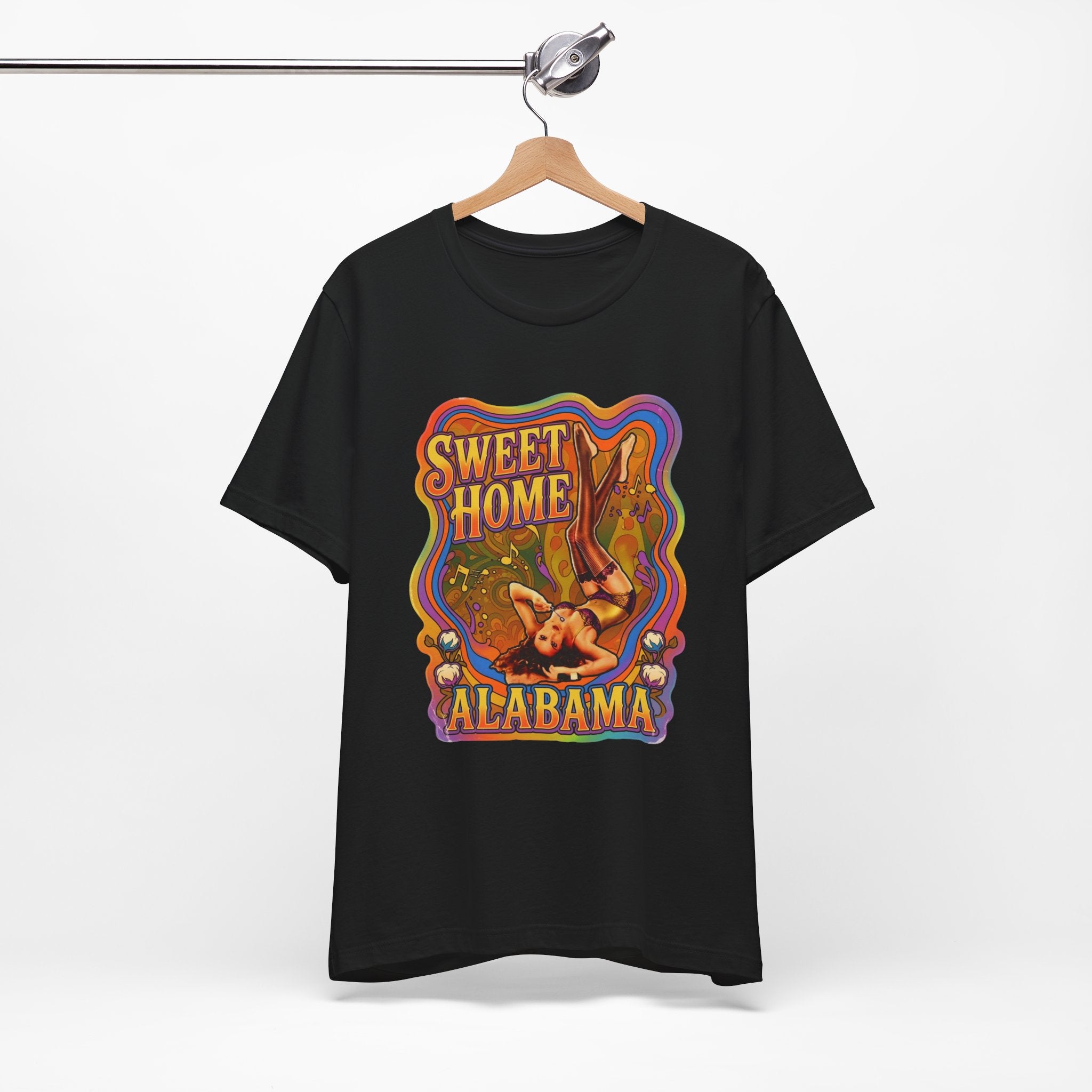 Sweet Home Alabama Pin-Up Tee — Vintage 1960s Southern Rock Graphic