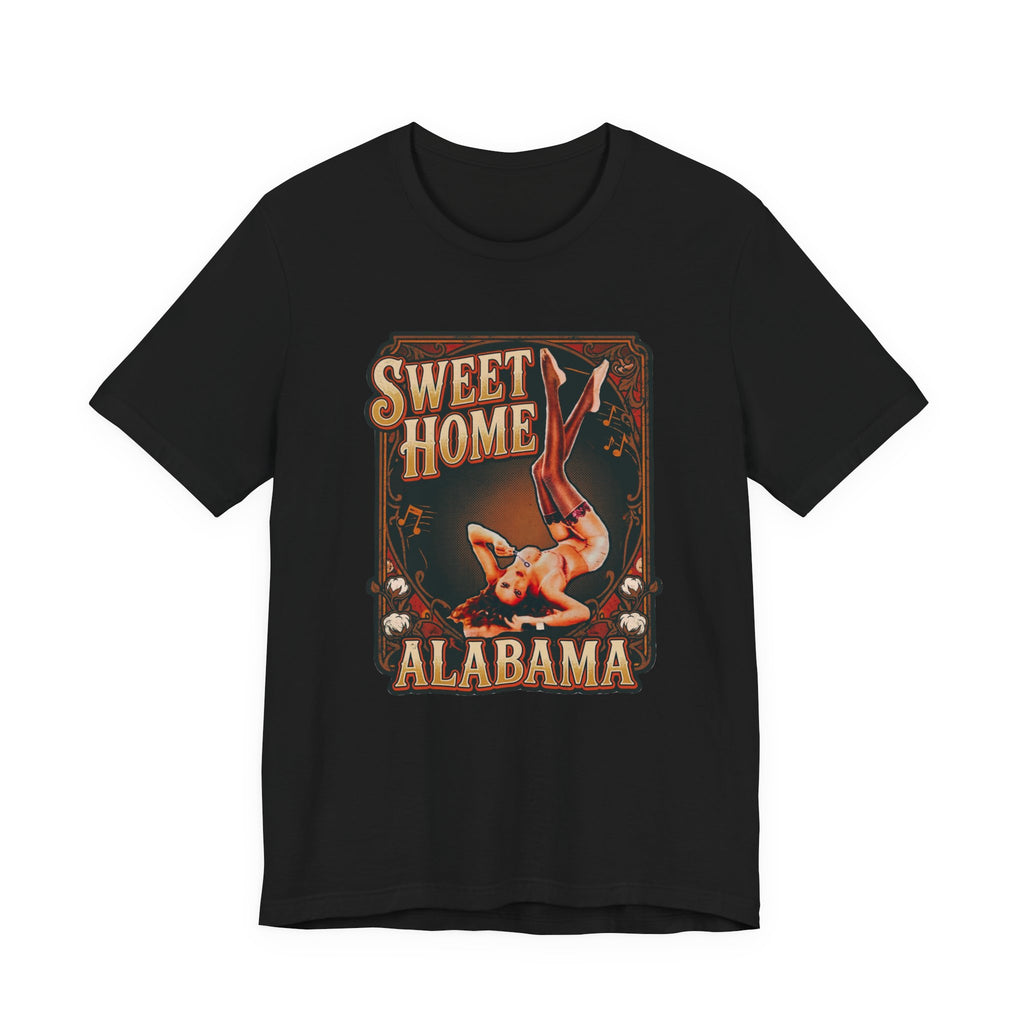 Sweet Home Alabama Pin-Up Tee — Vintage 1940s Southern Rock Graphic