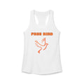 Free Bird Women's Racerback Tank — Retro Dove Graphic