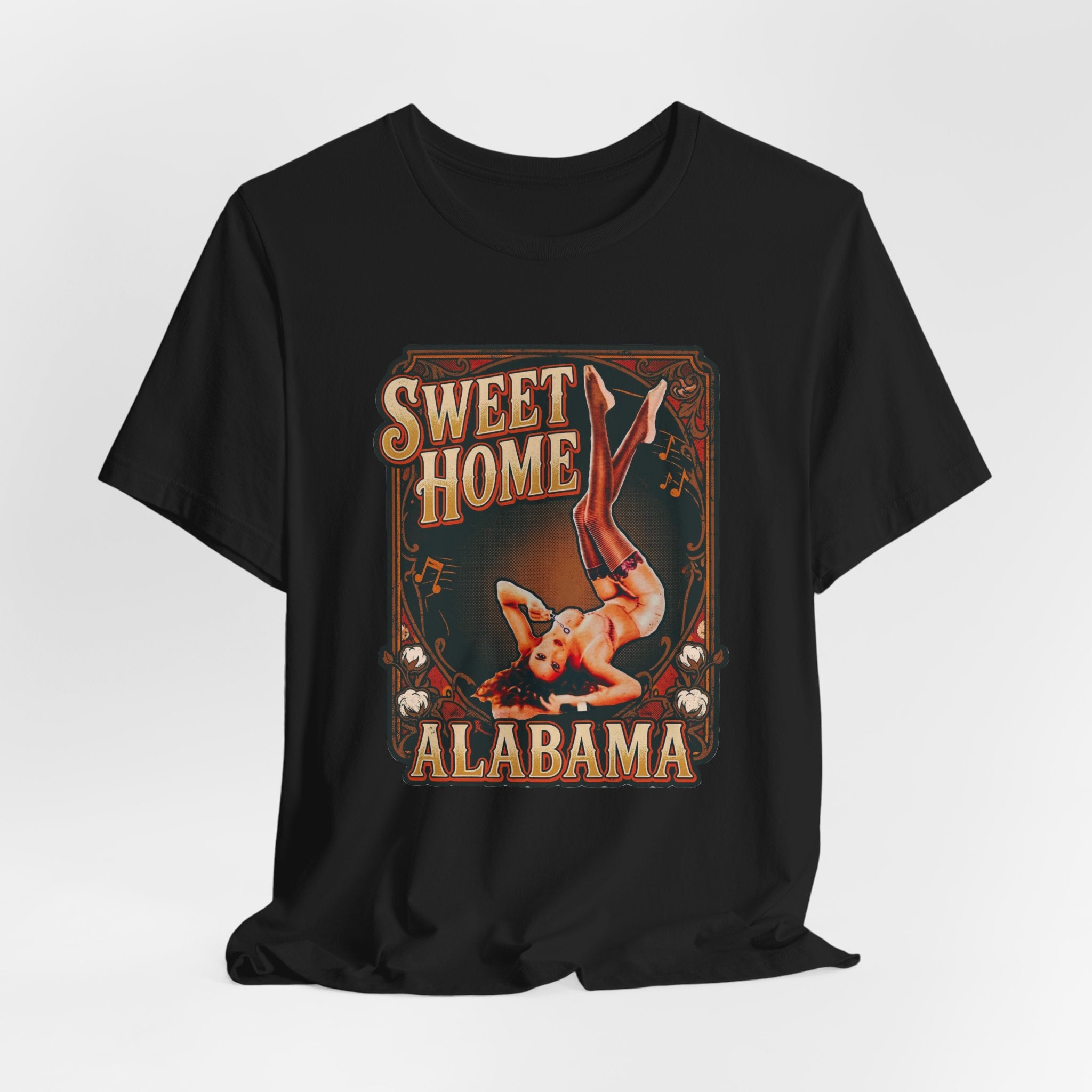 Sweet Home Alabama Pin-Up Tee — Vintage 1940s Southern Rock Graphic