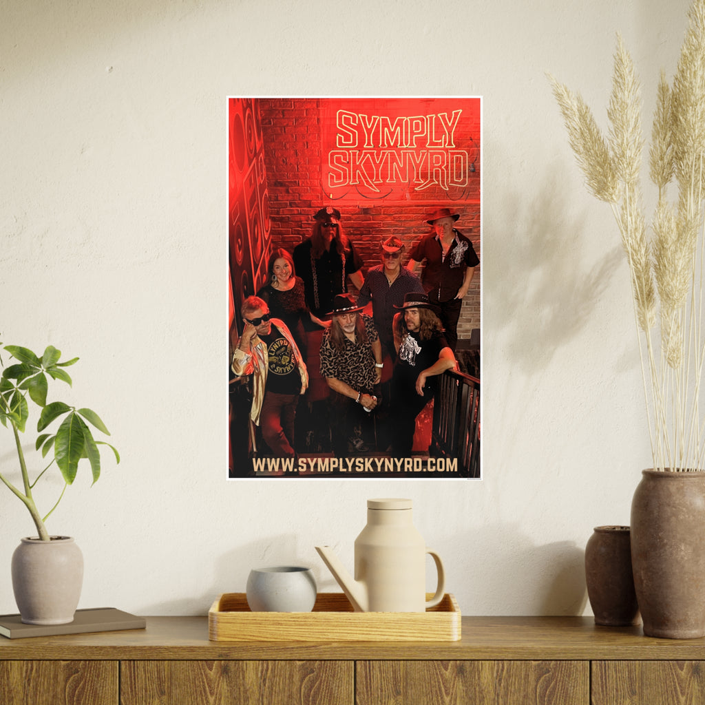Symply Skynyrd Band at the El Mocambo Photo Art Poster — Band Memorabilia