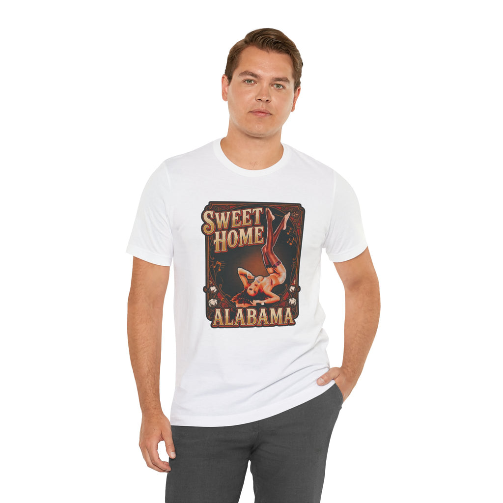 Sweet Home Alabama Pin-Up Tee — Vintage 1940s Southern Rock Graphic