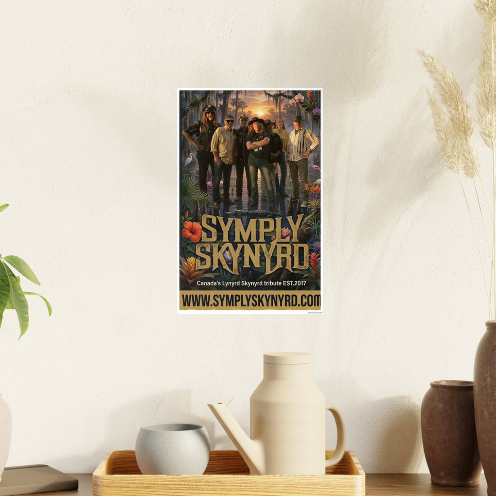 Symply Skynyrd Swamp Poster — Southern Rock Band Art Print